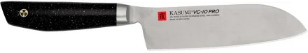 Nóż japoński Santoku mały kuty dł. 13 cm VG-10 PRO - KASUMI