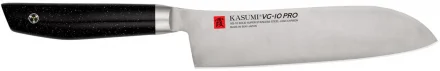 Nóż japoński Santoku kuty dł. 18 cm VG-10 PRO - KASUMI