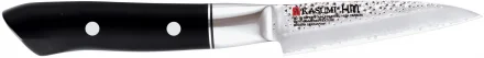 Nóż japoński do carvingu/oczkowania dł. 9 cm stal młotkowana VG-10 HM - KASUMI
