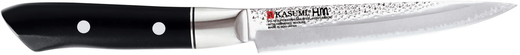 Nóż japoński uniwersalny kuty dł. 12 cm stal młotkowana VG-10 HM - KASUMI