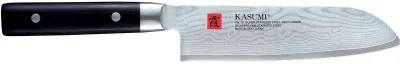 Nóż japoński Santoku dł. 18 cm stal damasceńska DAMASCUS - KASUMI