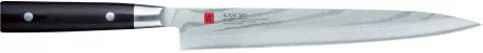 Nóż japoński Sashimi dł. 24 cm stal damasceńska DAMASCUS - KASUMI