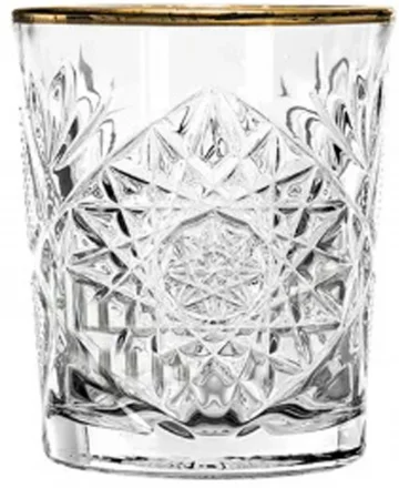 Szklanka 355 ml HOBSTAR GOLD RIM - ONIS
