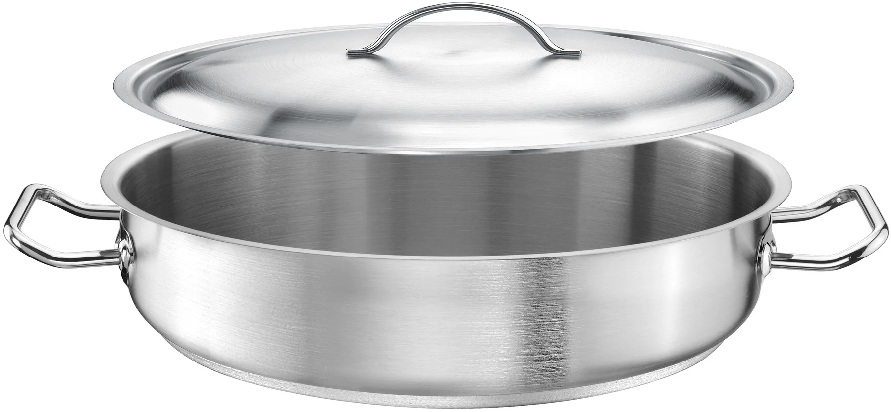 Garnek niski  48 cm z pokrywą PRO - TOMGAST