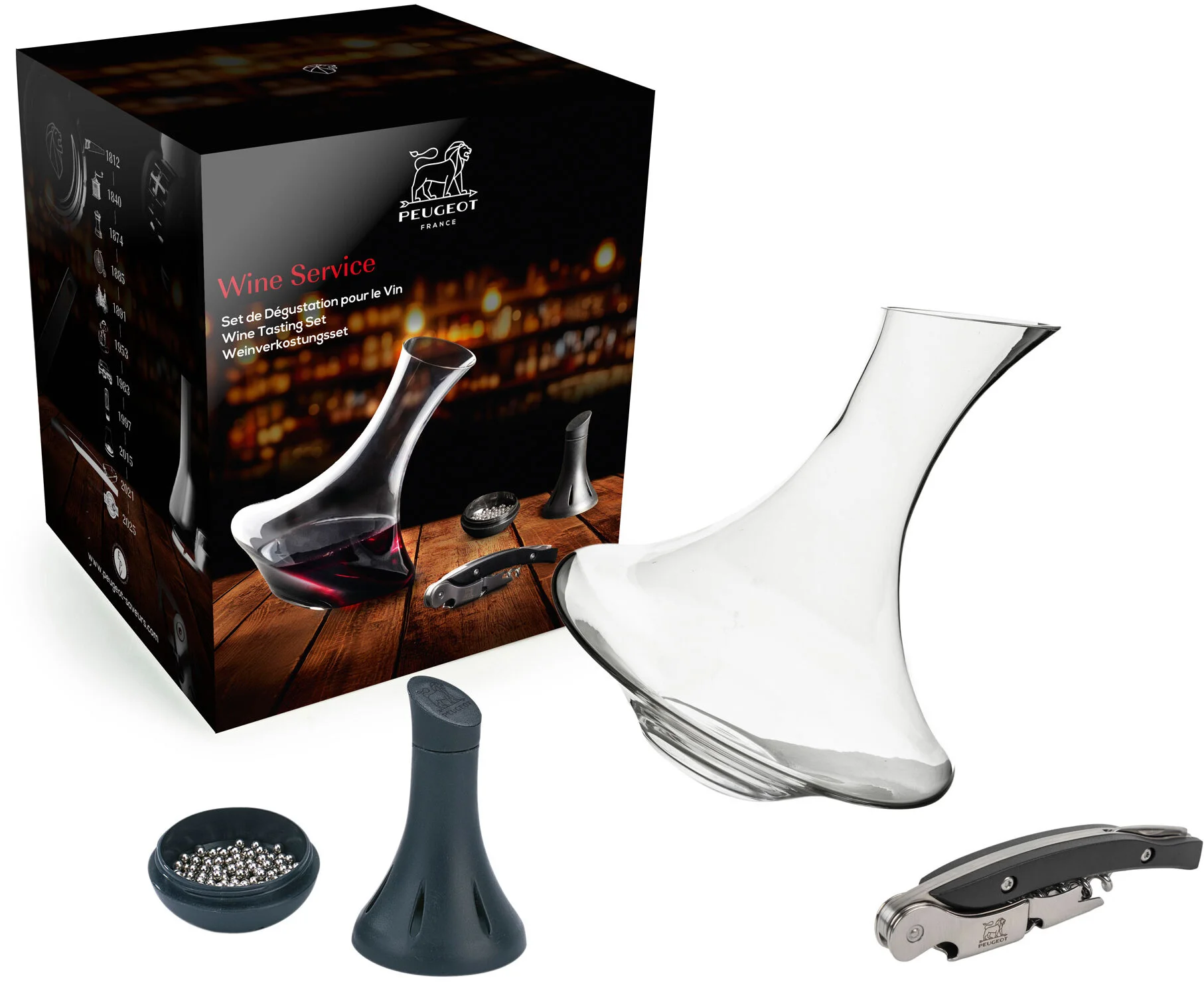 Zestaw WINE SERVICE - PEUGEOT