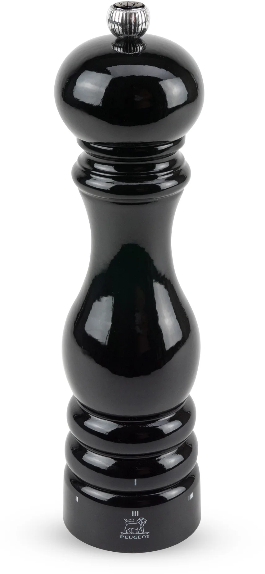 Młynek do pieprzu 22 cm czarny połysk PARIS - PEUGEOT
