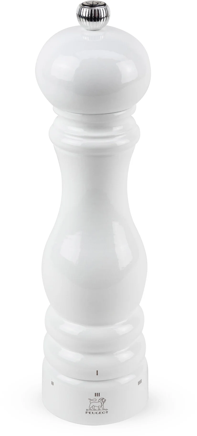 Młynek do pieprzu 22 cm biały połysk PARIS - PEUGEOT