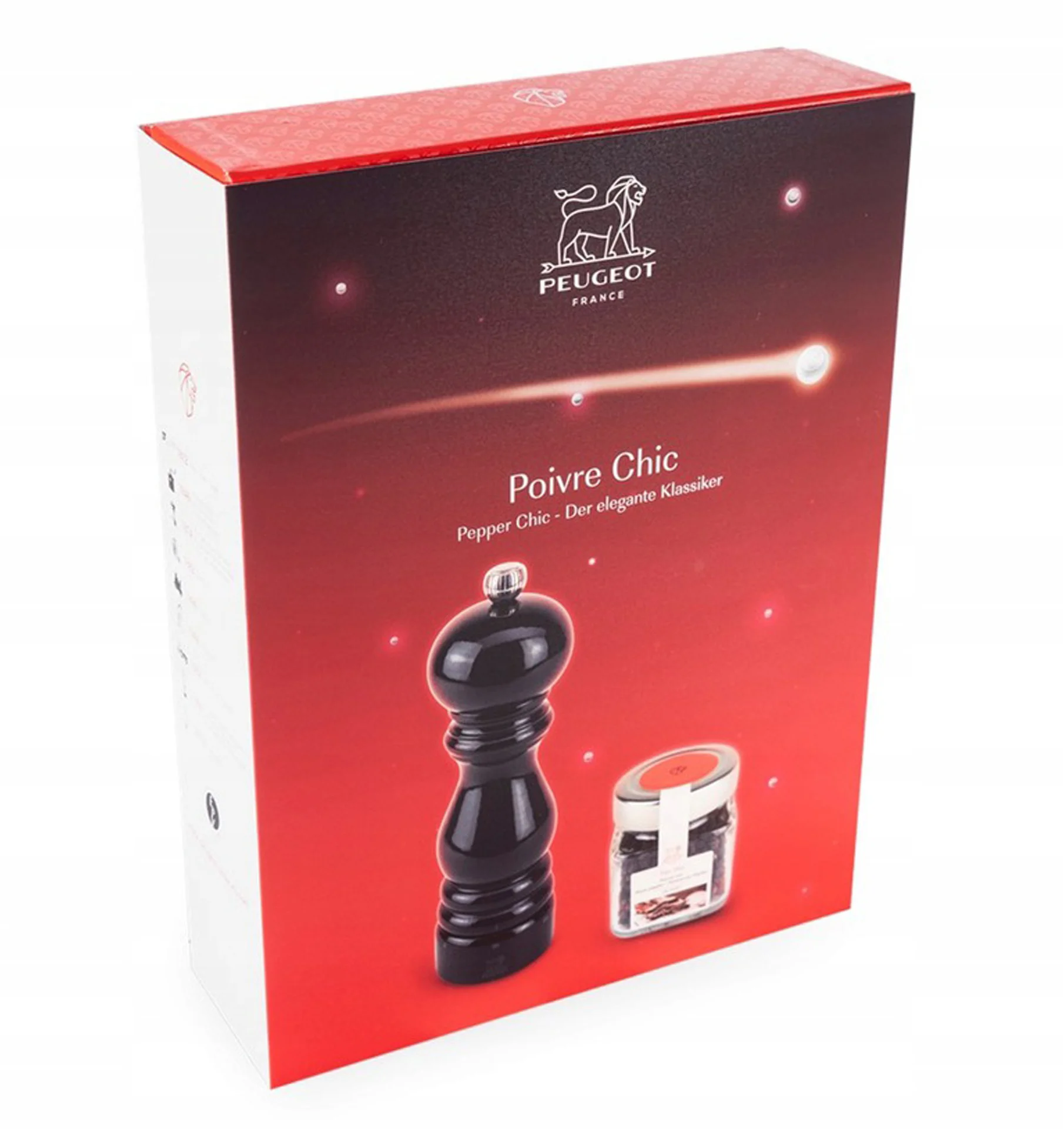 Młynek do pieprzu U-Select czarny 18cm + pieprz Tan Hoi PARIS - PEUGEOT
