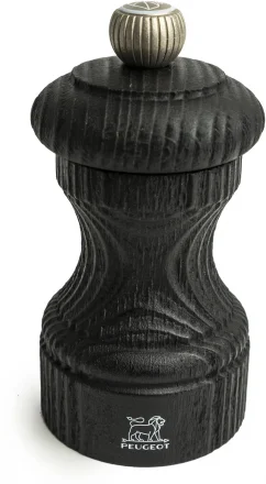 Black Młynek do soli 10 cm BISTRO NATURE - PEUGEOT