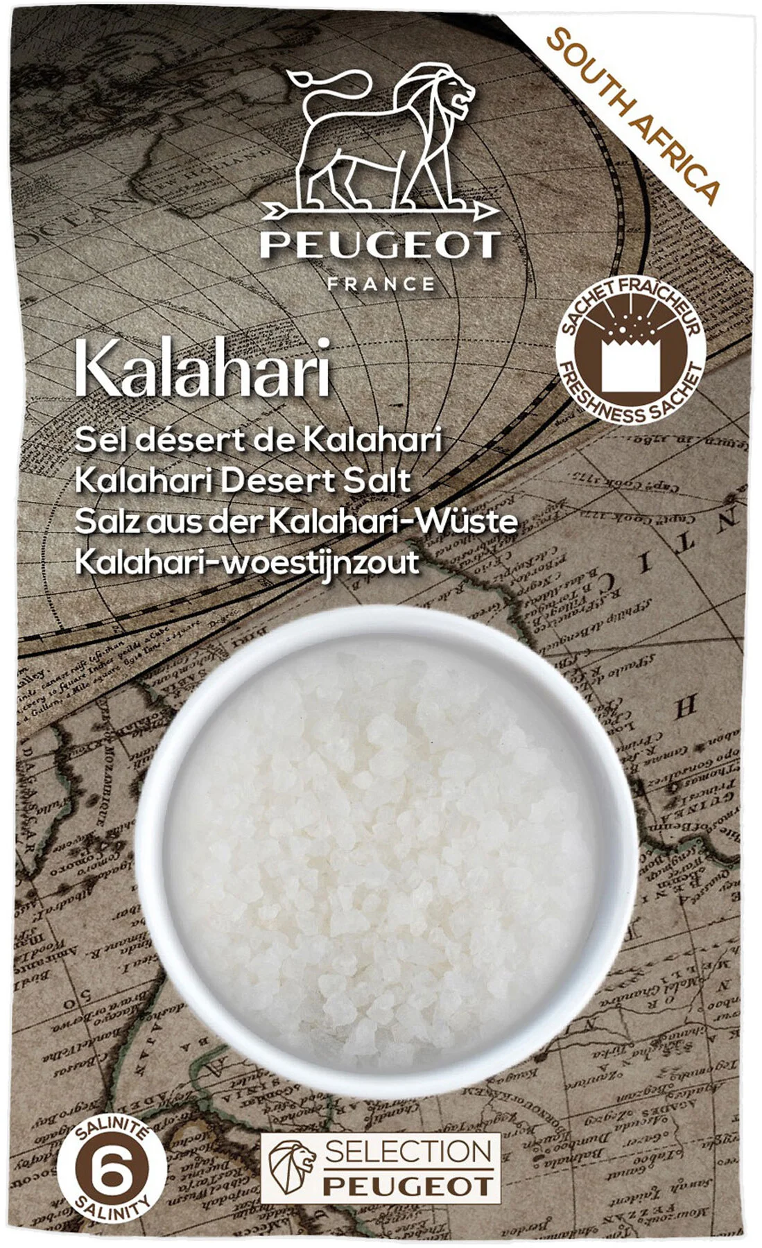 Sól 350 gr Południowa Afryka Kalahari Salt  - PEUGEOT