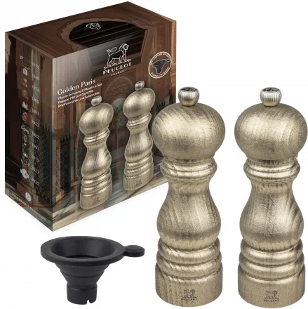 Zestaw młynków 18 cm GOLDEN PARIS - PEUGEOT