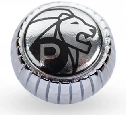 Nakrętka błyszczący chrom do młynków - pieprz (P) - PEUGEOT