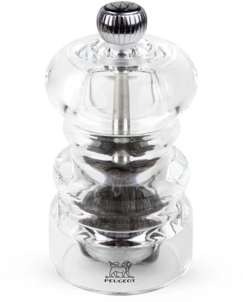 Młynek do pieprzu 9 cm akrylowy tradycyjny NANCY – PEUGEOT