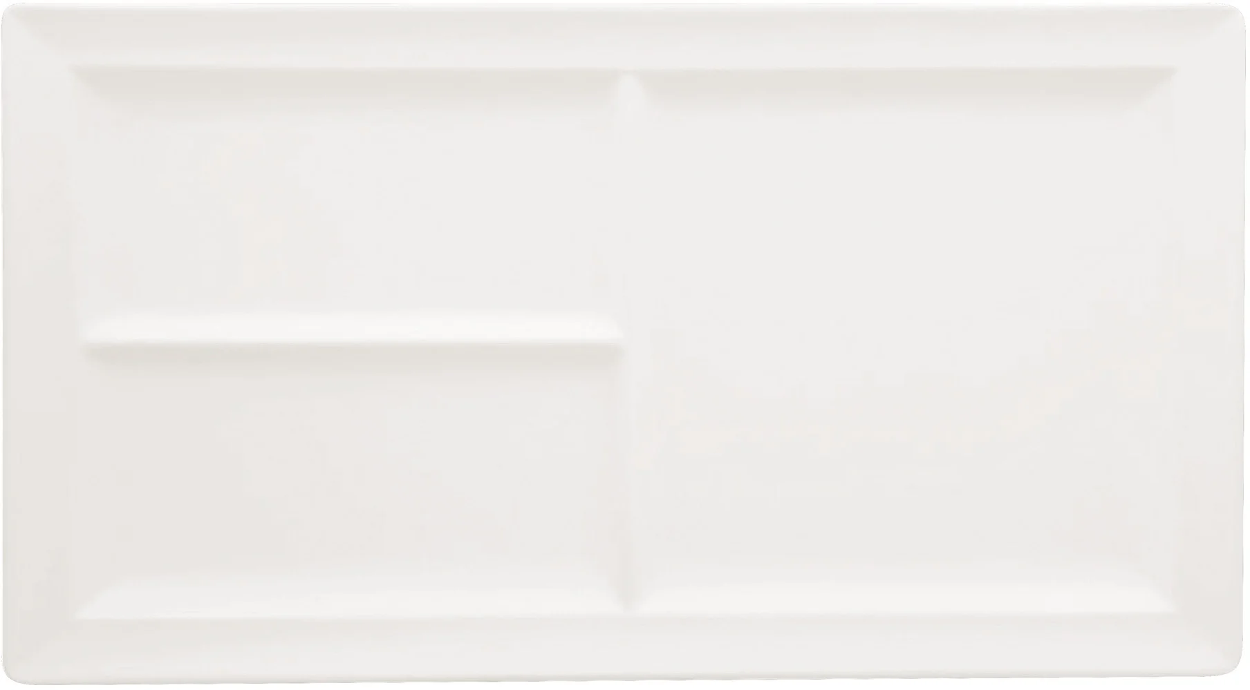 Talerz płaski trójdzielny 39 x 21 cm CLASSIC GOURMET - RAK PORCELAIN
