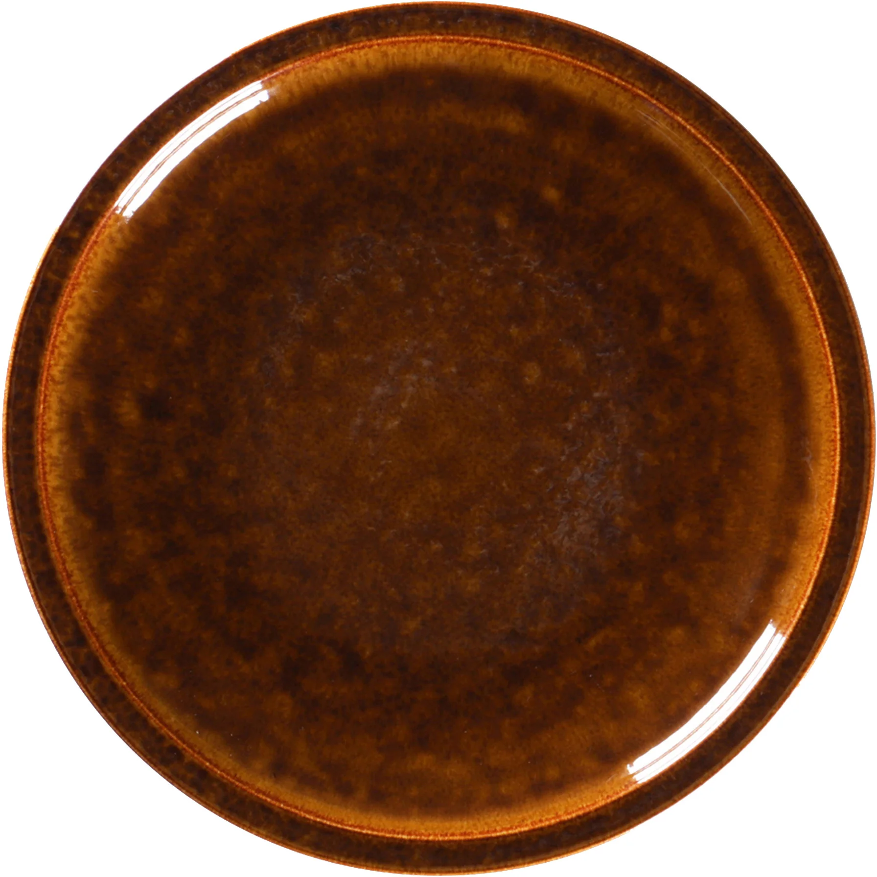 Talerz płaski 16 cm bursztynowy EASE Rakstone - RAK PORCELAIN