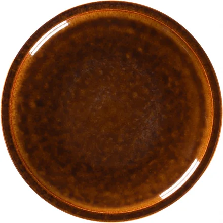 Talerz płaski 16 cm bursztynowy EASE Rakstone - RAK PORCELAIN