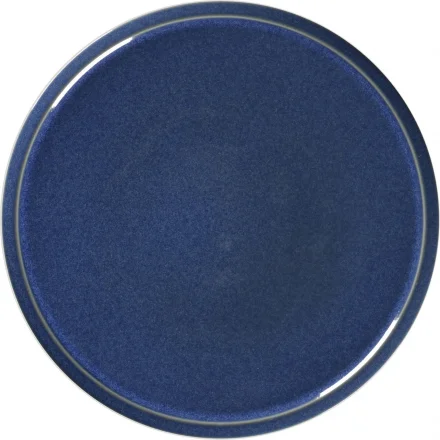 Talerz płaski 24 cm kobaltowy EASE Rakstone - RAK PORCELAIN