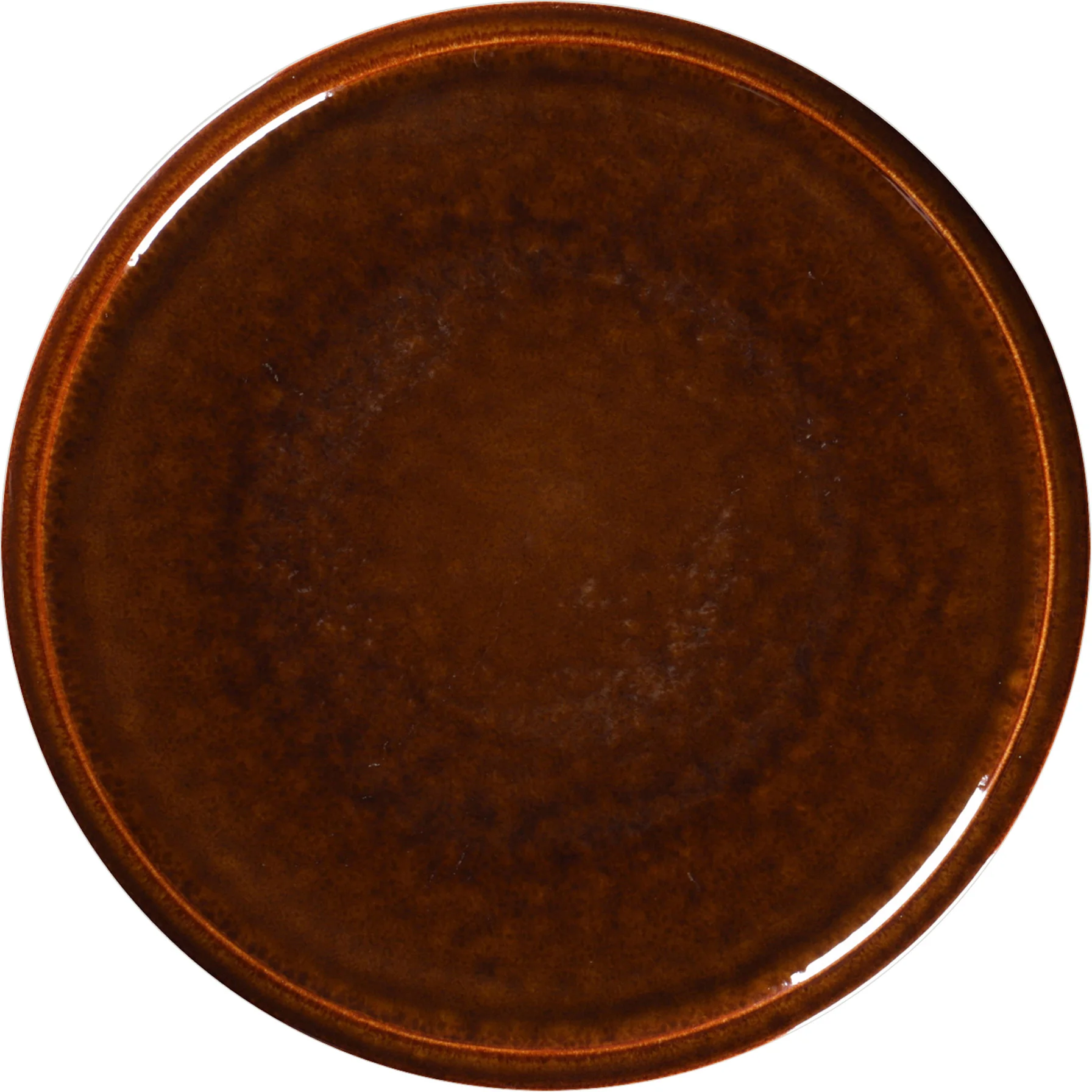 Talerz płaski 28 cm bursztynowy EASE Rakstone - RAK PORCELAIN