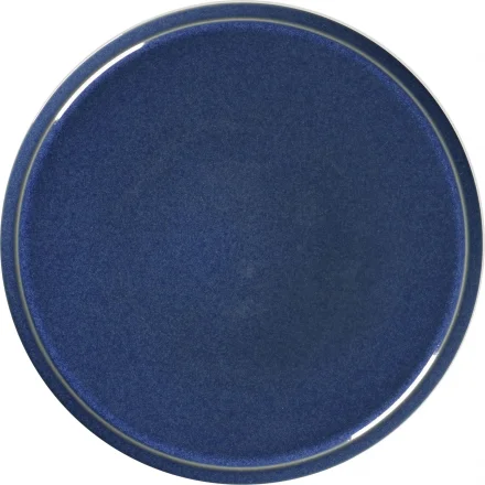 Talerz płaski 32 cm kobaltowy EASE Rakstone - RAK PORCELAIN