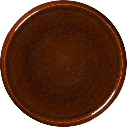 Talerz płaski 32 cm bursztynowy EASE Rakstone - RAK PORCELAIN