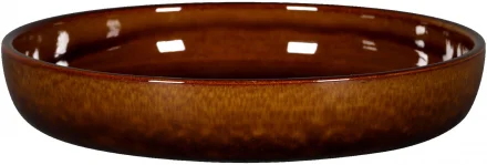 Talerz głęboki 24 cm bursztynowy EASE Rakstone - RAK PORCELAIN