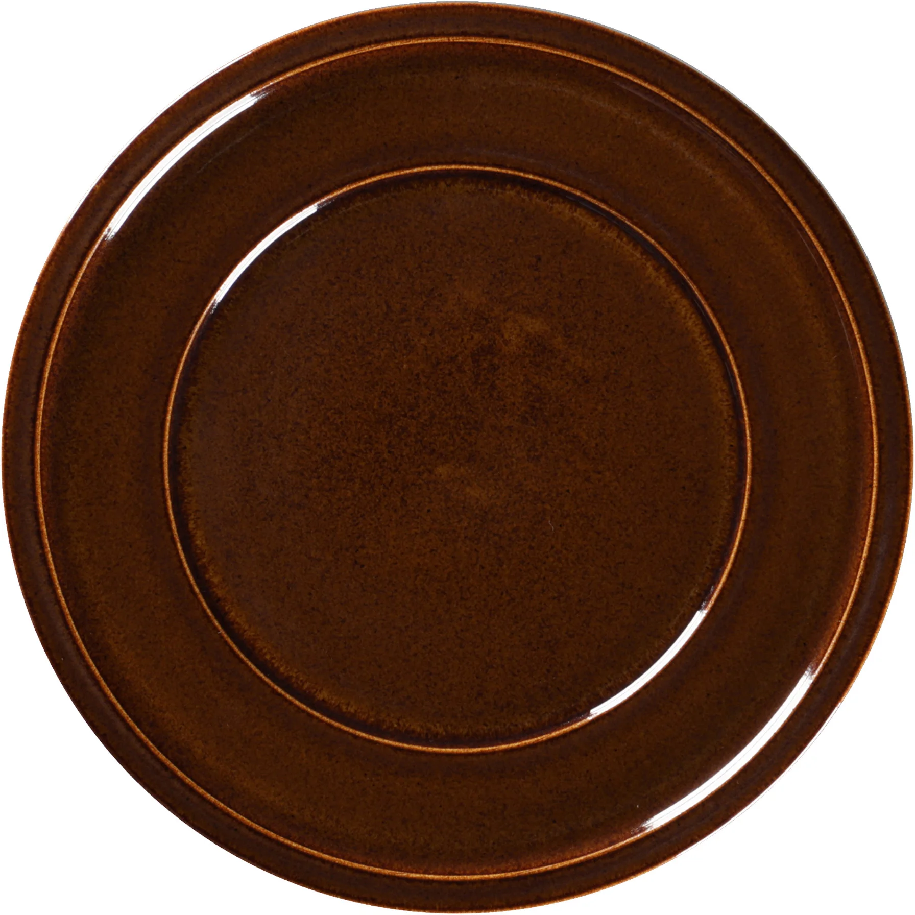 Talerz płaski 24 cm bursztynowy EASE Rakstone - RAK PORCELAIN