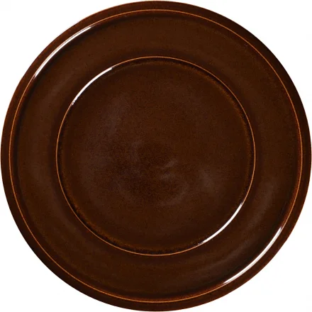 Talerz płaski 32 cm bursztynowy EASE Rakstone - RAK PORCELAIN