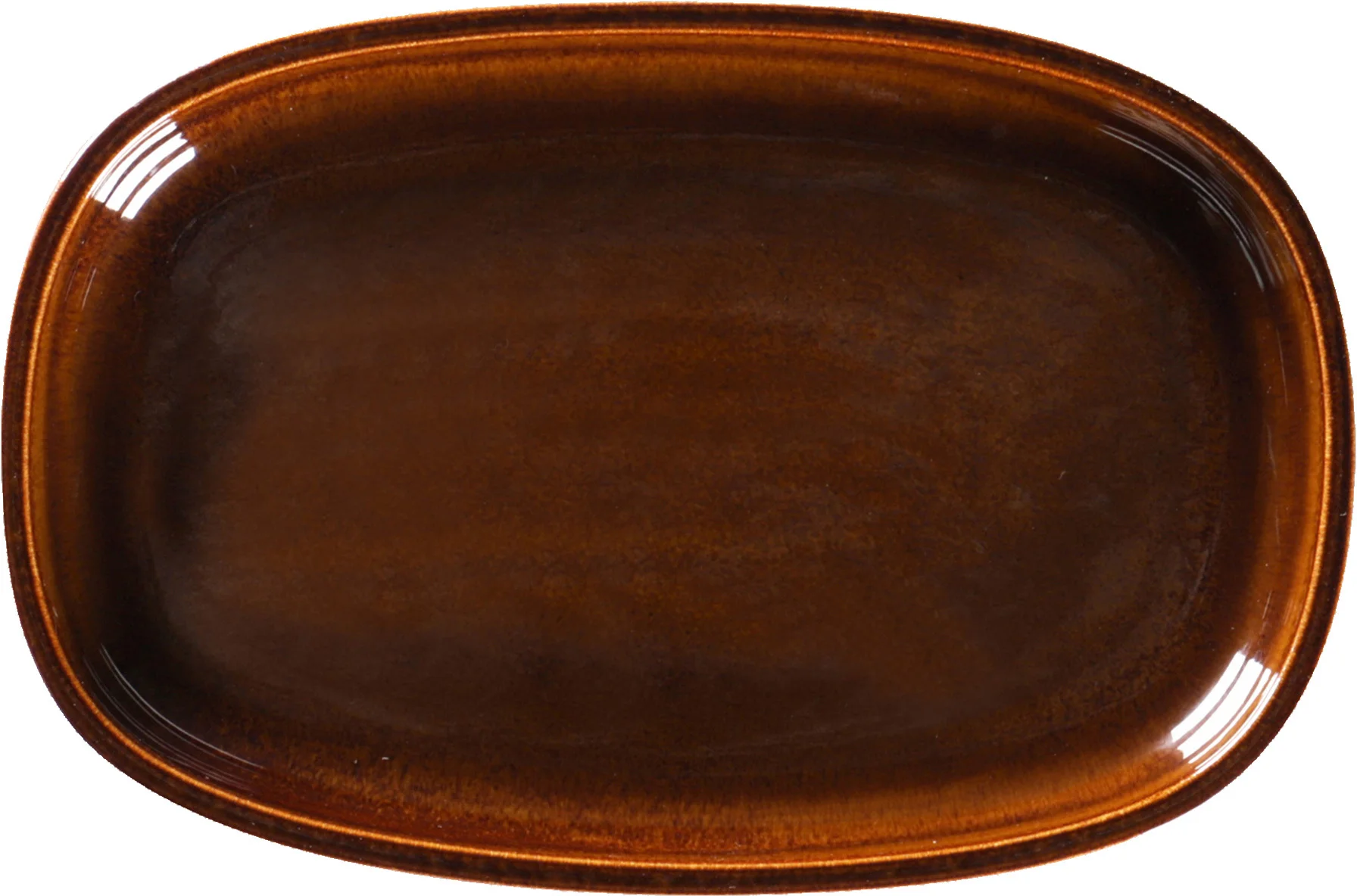 Półmisek 23x15 cm bursztynowy EASE Rakstone - RAK PORCELAIN