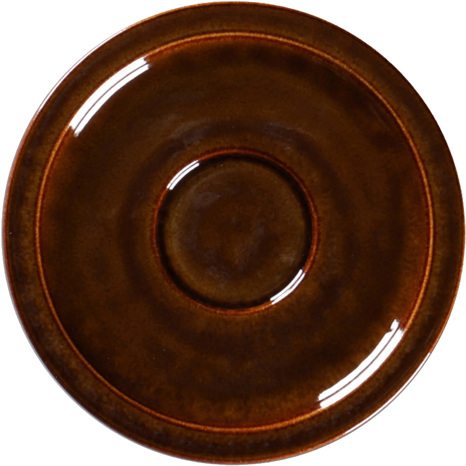 Spodek do espresso 13 cm bursztynowy EASE Rakstone - RAK PORCELAIN