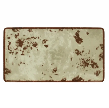 Talerz prostokątny 33 x 18 cm szary PEPPERY - RAK PORCELAIN