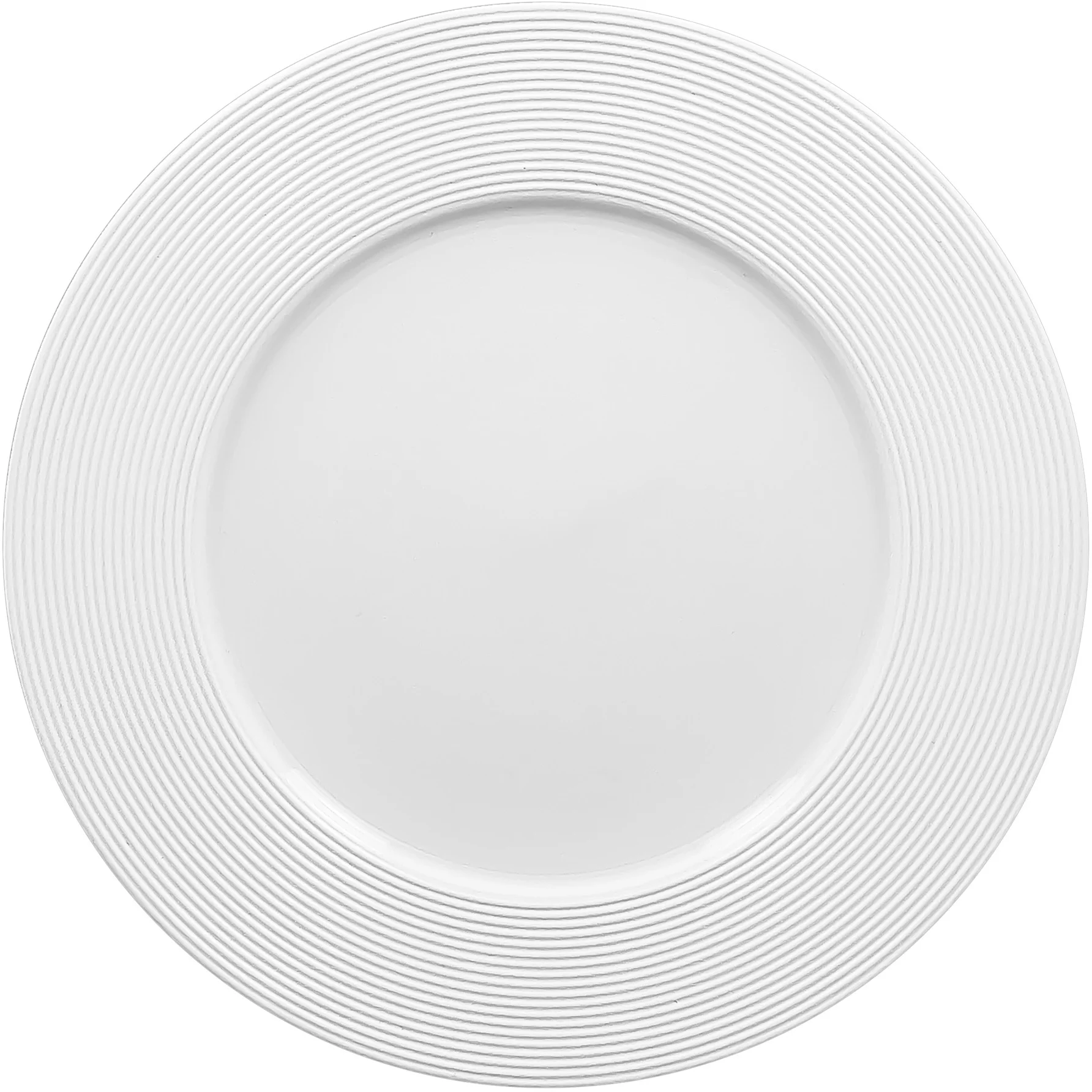 Talerz płaski 33 cm biały EVOLUTION  - RAK PORCELAIN