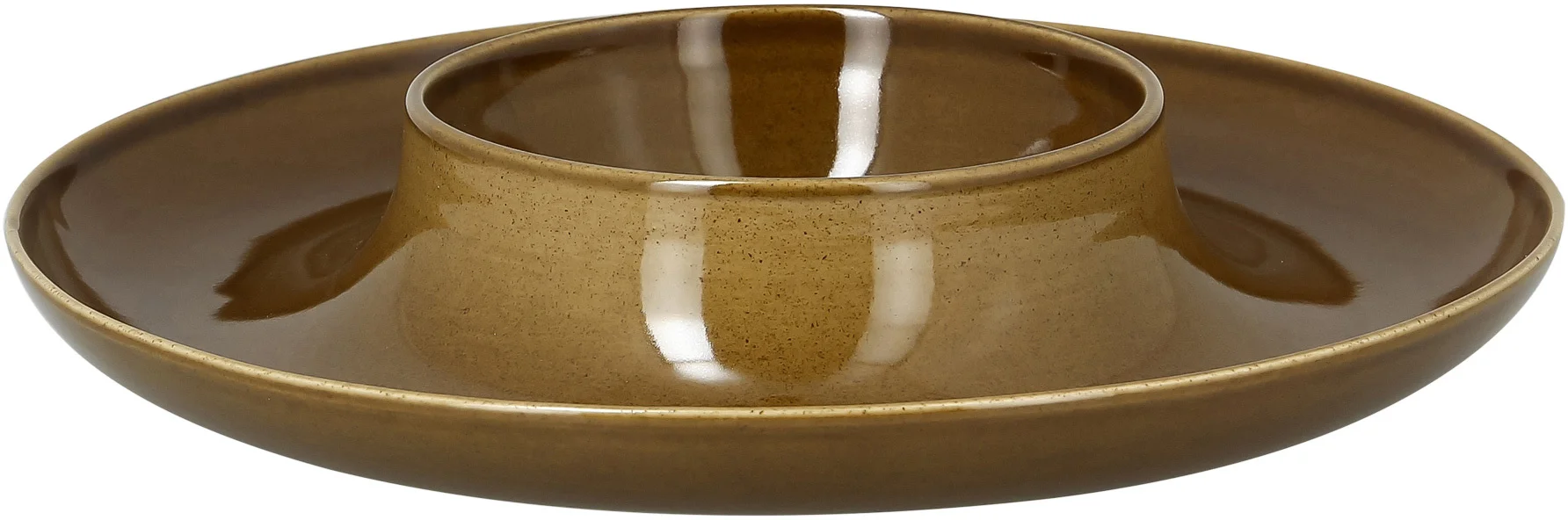 Talerz okrągły 29,5 cm, brązowy SUGGESTIONS Ashore - RAK PORCELAIN