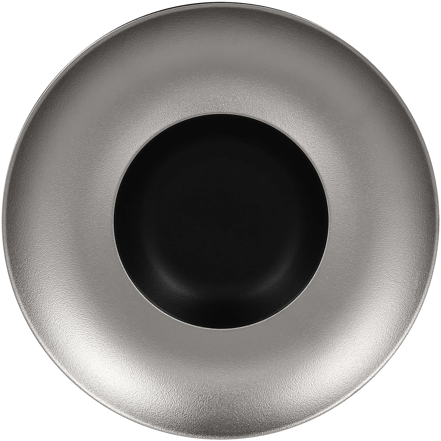 Talerz głęboki gourmet srebrny 26 cm METALFUSION  - RAK PORCELAIN