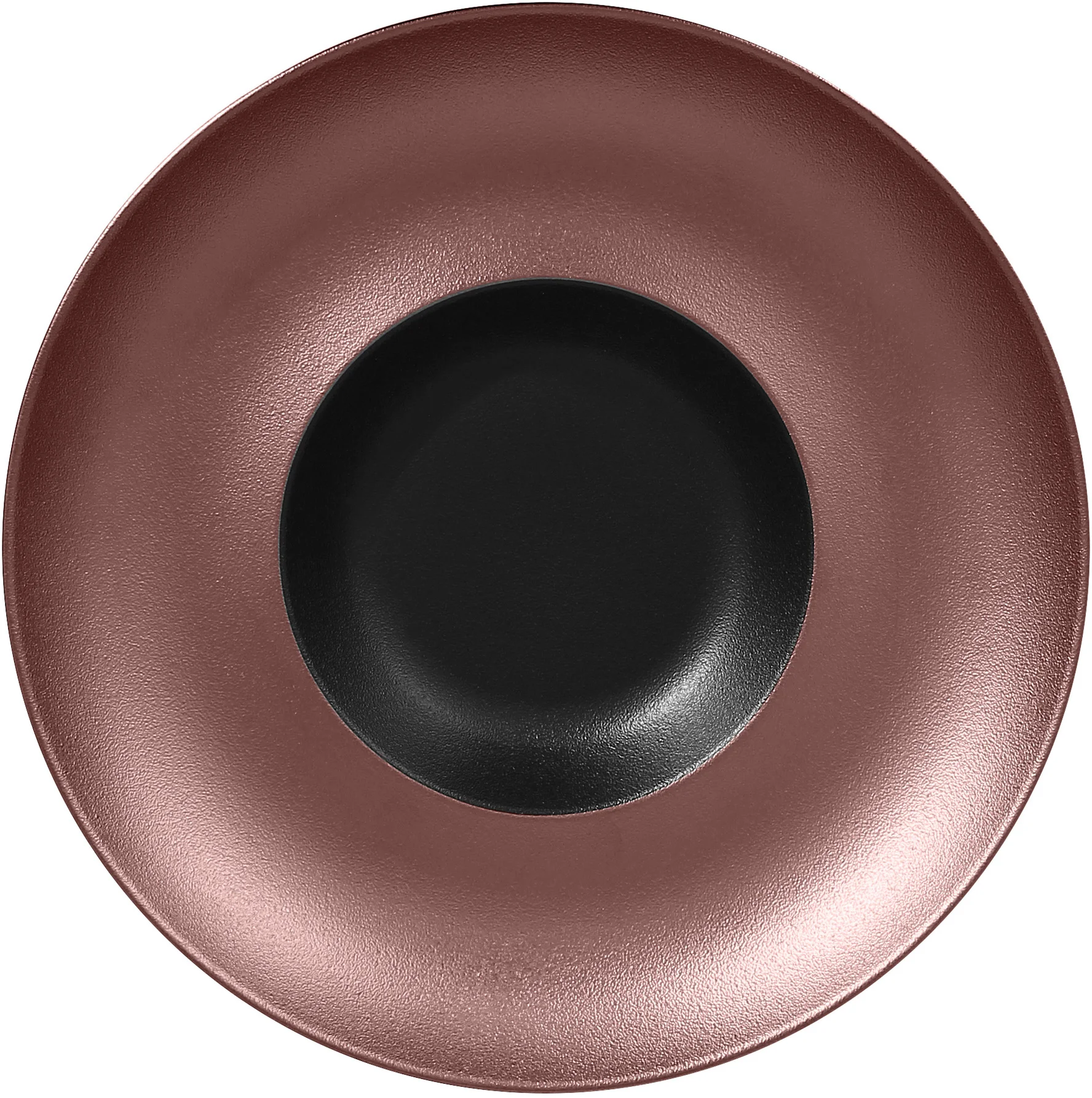 Talerz głęboki gourmet brązowy 29 cm METALFUSION  - RAK PORCELAIN