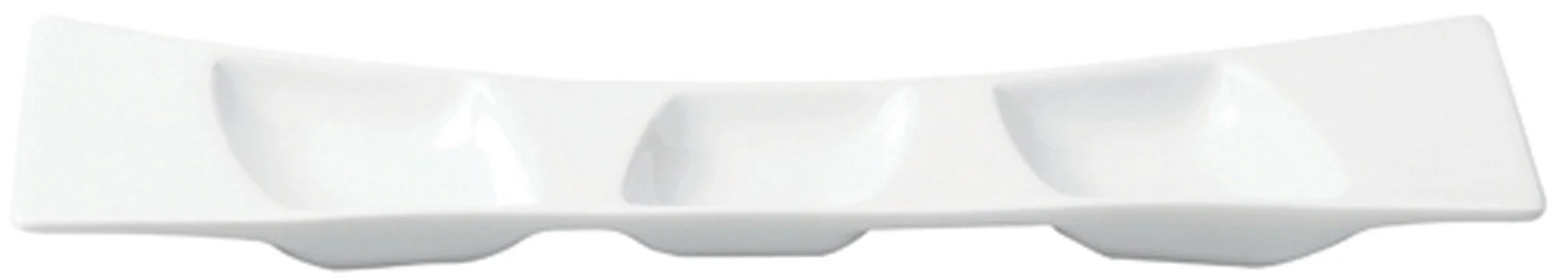 Talerz cocktailowy 20 x 6,5 cm MAZZA  - RAK PORCELAIN