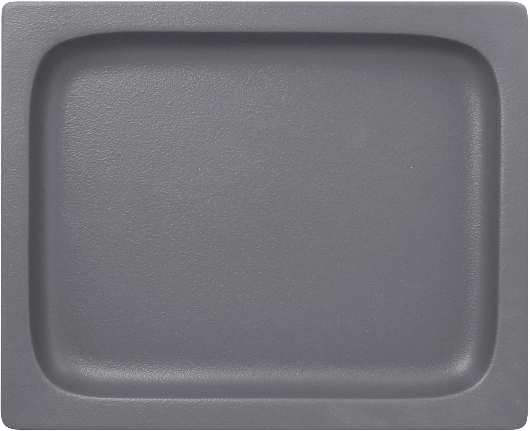 Pojemnik GN 1/2 wys. 2,2 cm z porcelany szary mat - RAK PORCELAIN