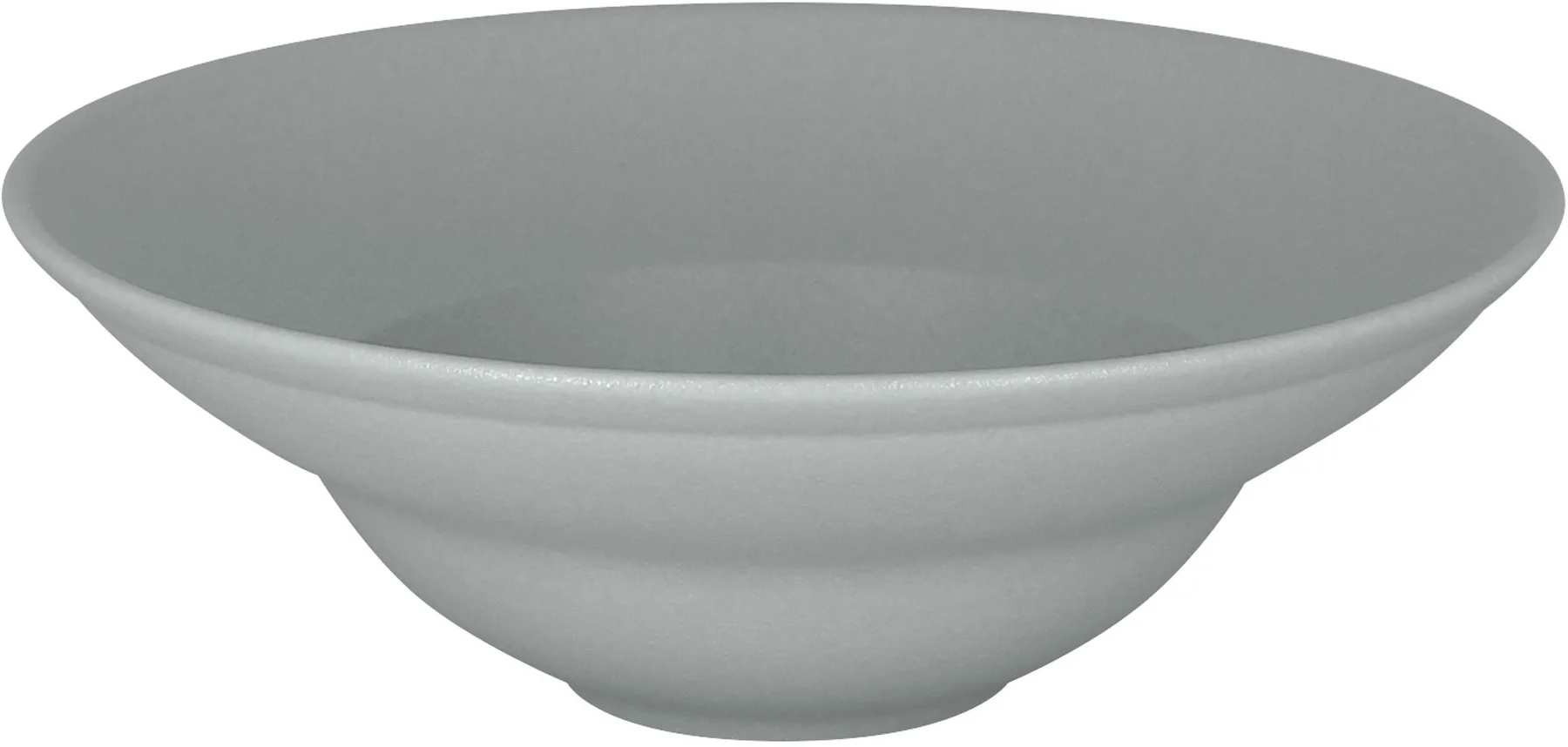 Talerz głęboki wysoki szary 23 cm NEOFUSION MELLOW - RAK PORCELAIN