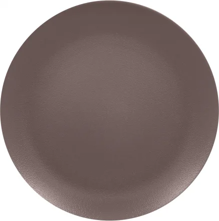 Talerz płaski brązowy 15 cm NEOFUSION MELLOW - RAK PORCELAIN