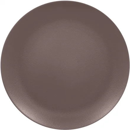 Talerz płaski brązowy 27 cm NEOFUSION MELLOW - RAK PORCELAIN
