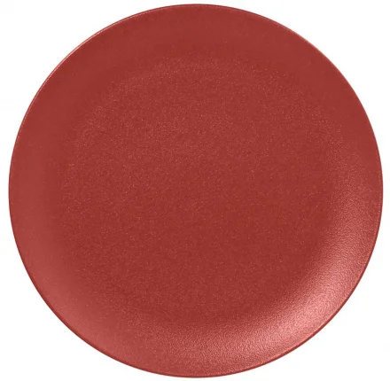 Talerz płaski Nano Magma 27 cm bordowy NEOFUSION - RAK PORCELAIN
