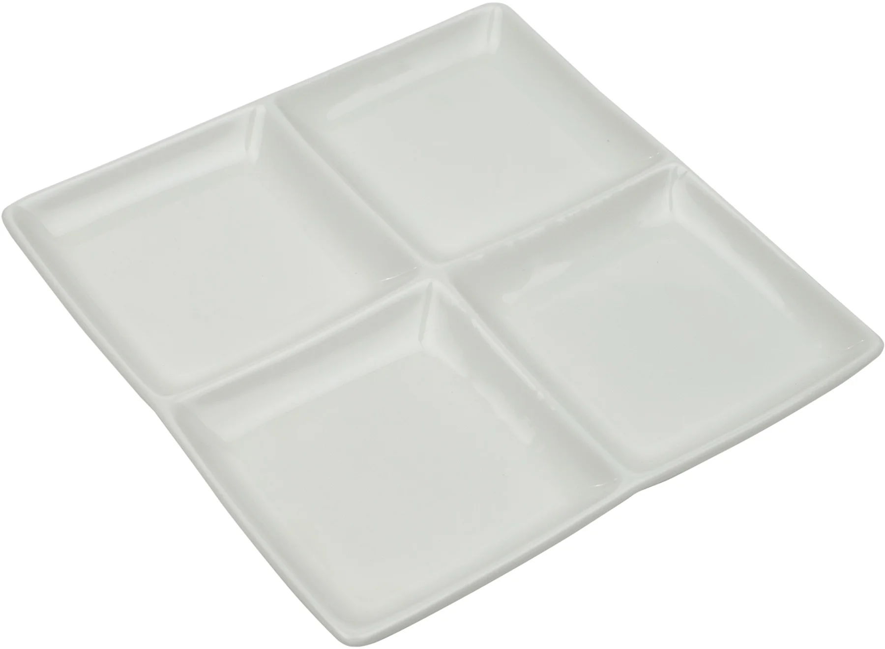 Talerz bufetowy - dzielony 20 x 20 cm MINIMAX  - RAK PORCELAIN