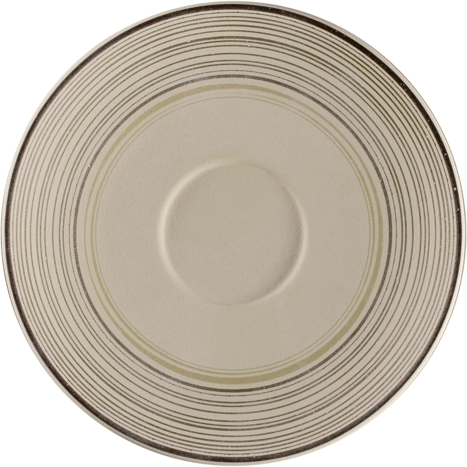Spodek do filiżanki do espresso 13 cm  Larissa EARTH ARGILA  - RAK PORCELAIN
