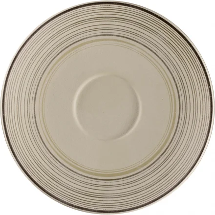 Spodek do filiżanki do espresso 13 cm Larissa EARTH ARGILA - RAK PORCELAIN