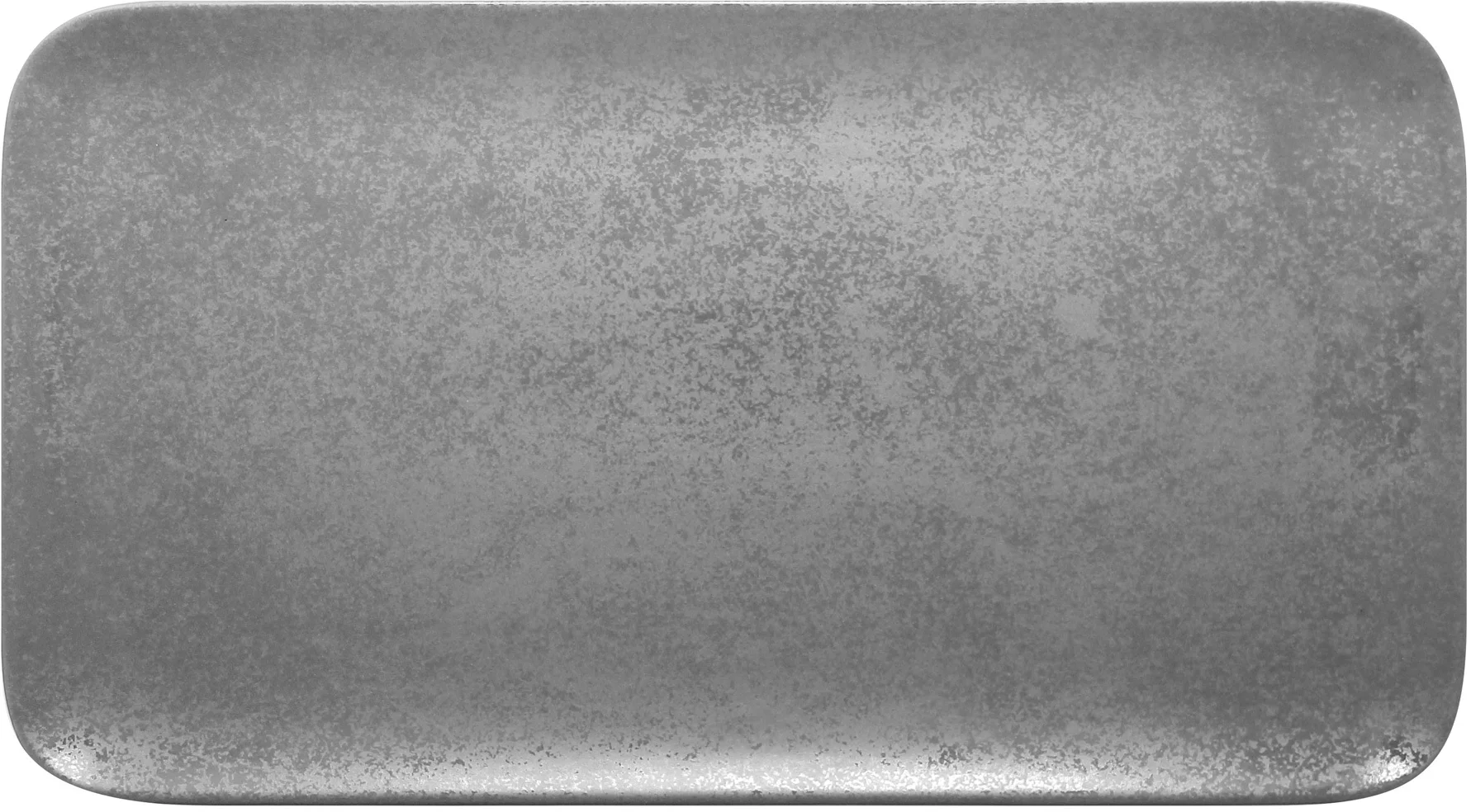 Talerz prostokątny 38x21 cm szary SHALE – RAK PORCELAIN 