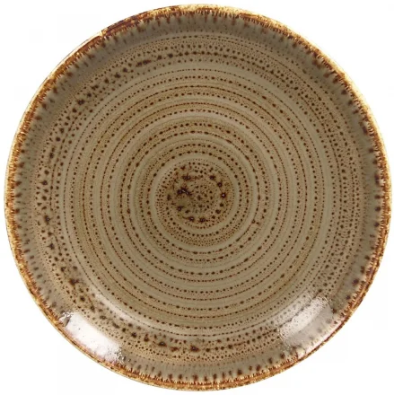 Talerz płaski 27 cm brązowy TWIRL – RAK PORCELAIN
