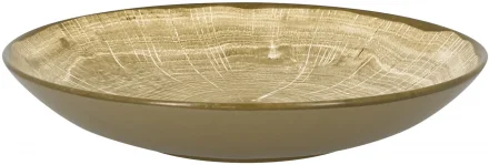 Talerz głęboki brązowy 26 cm WOODART - RAK PORCELAIN