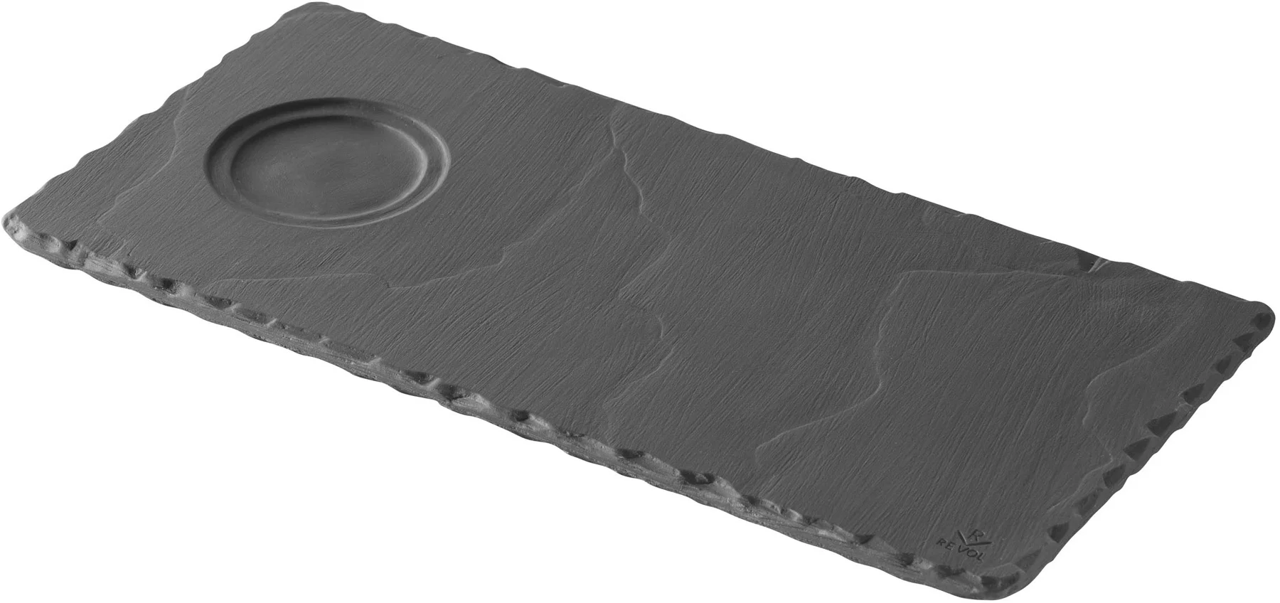 Talerz z wycięciem na kubek 25 x 12 cm BASALT - REVOL