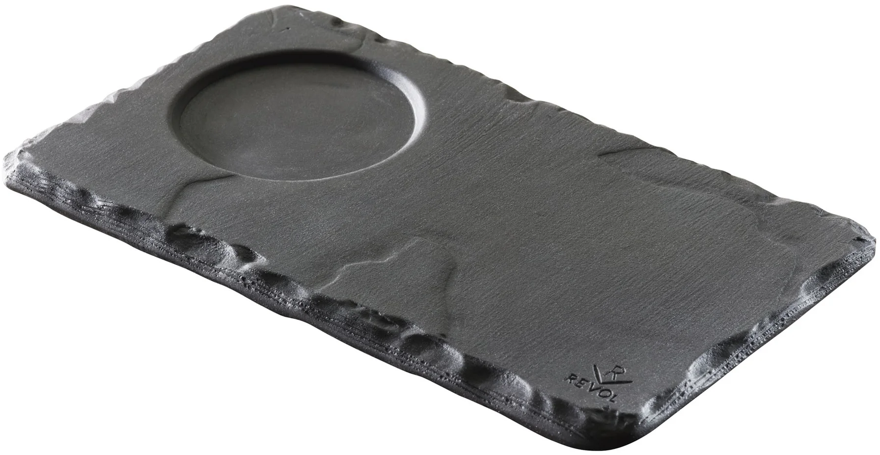 Talerz z wcięciem na kubek 14 x 8 cm BASALT - REVOL