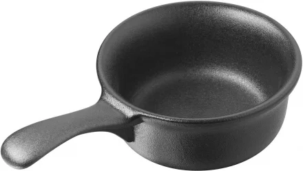 Porcelanowa mini patelnia czarna 200 ml BELLE CUISINE NOIR - REVOL