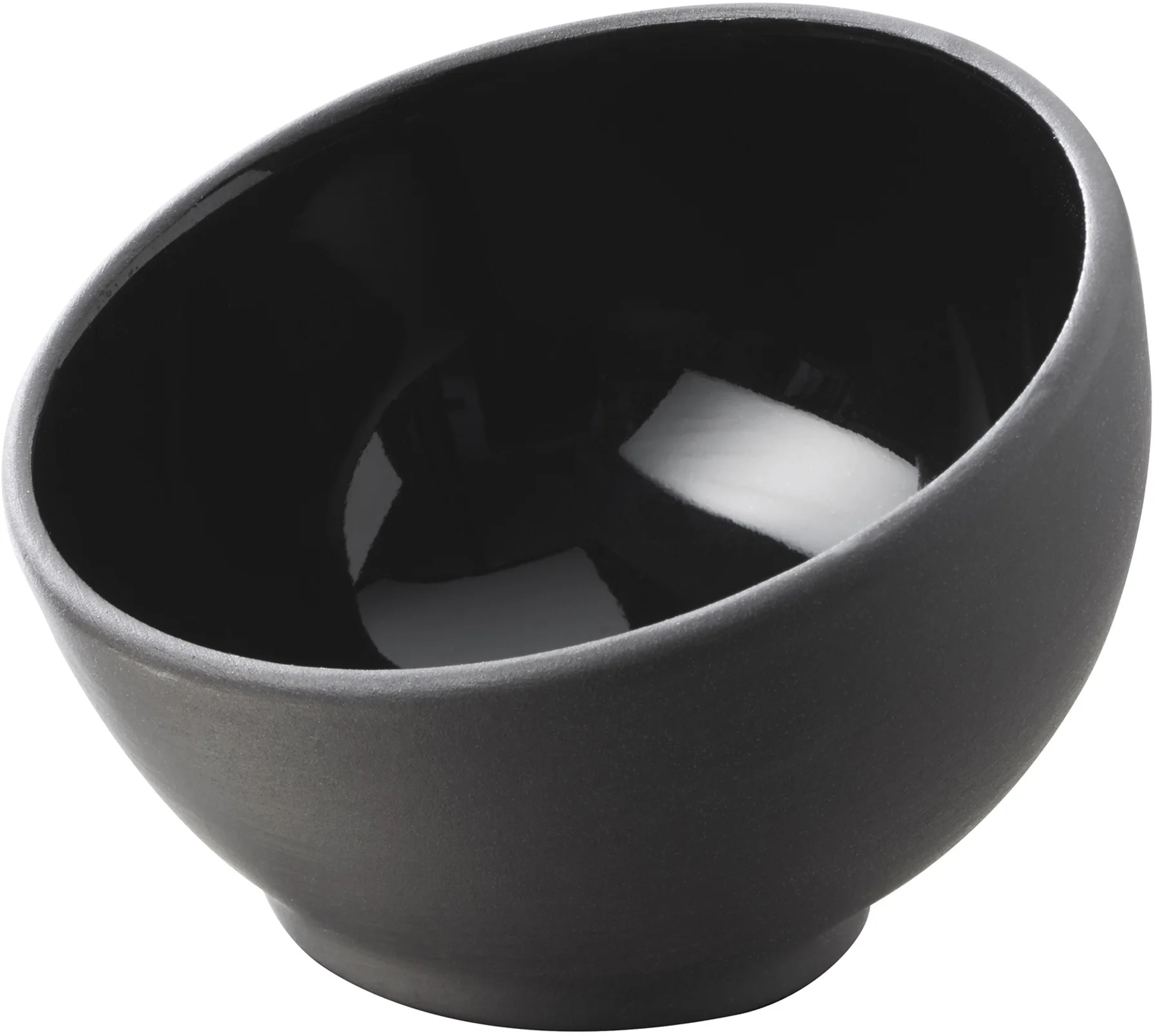 Miseczka asymetryczna poj. 40 ml czarna SOLID - REVOL